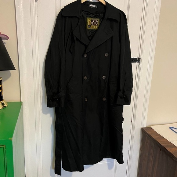 KB CO2 Wool Blend Winter Trench Coat 38 Reg - Picture 2 of 13